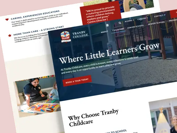 Tranby College website